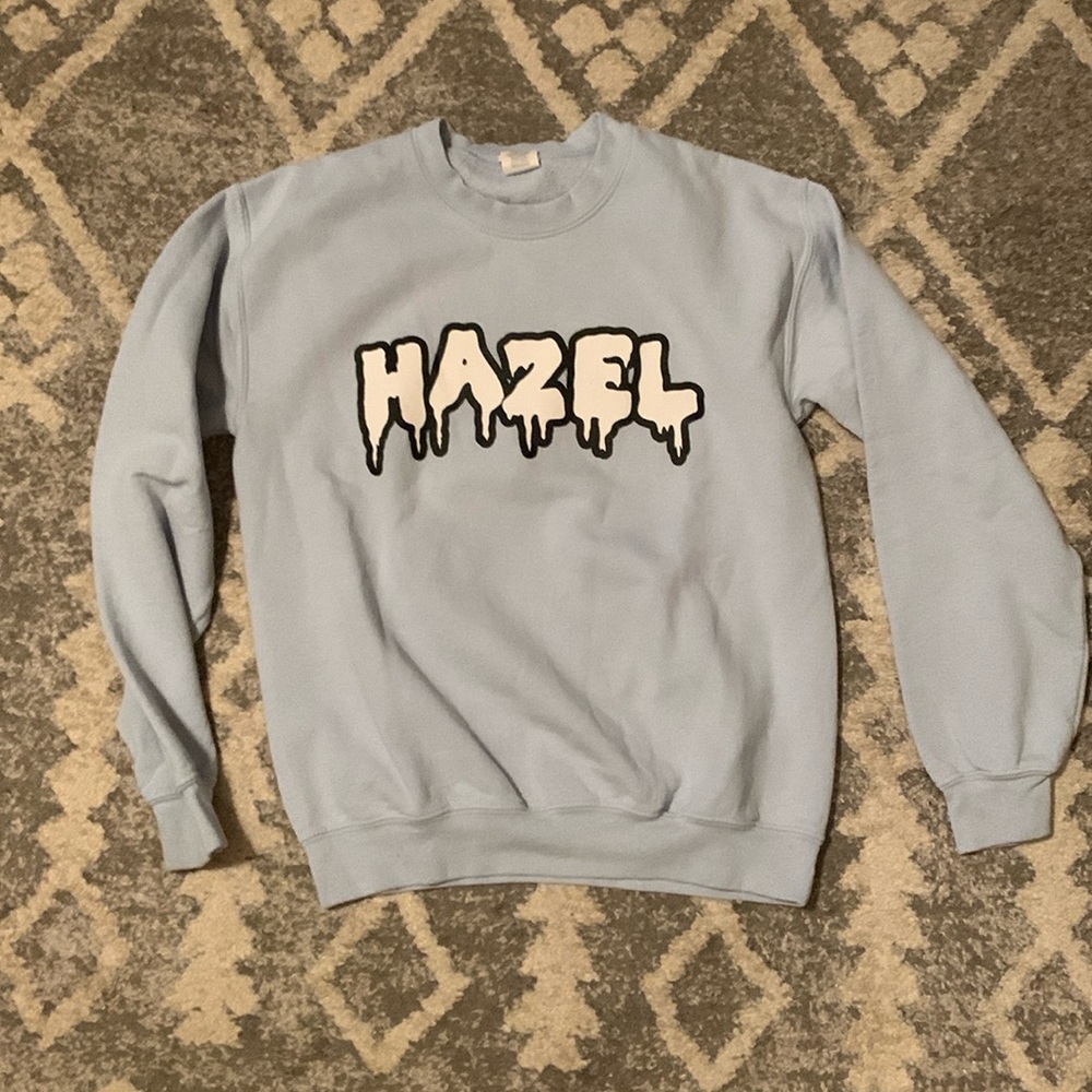 Hazel drip crew neck